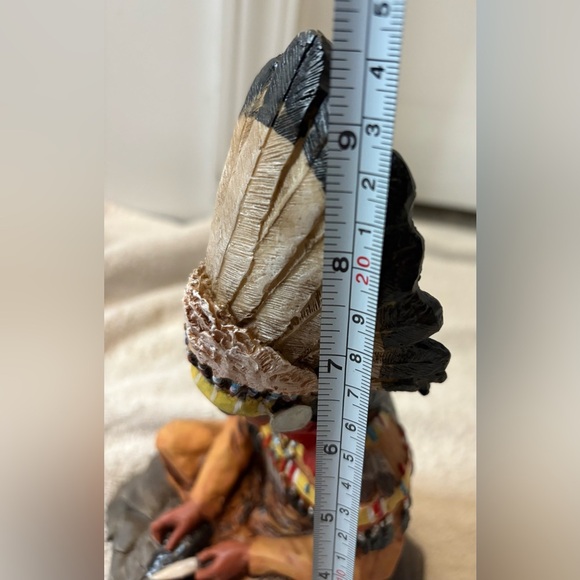 Vintage Old West Visions Native American Figurine - Picture 7 of 7